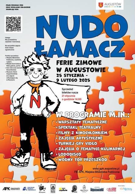 NUDOŁAMACZ - program ferii zimowych 2025