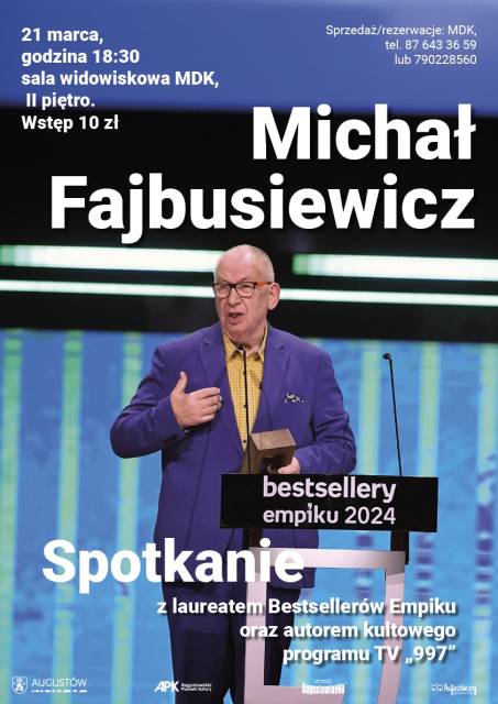 Spotkanie z Michałem Fajbusiewiczem