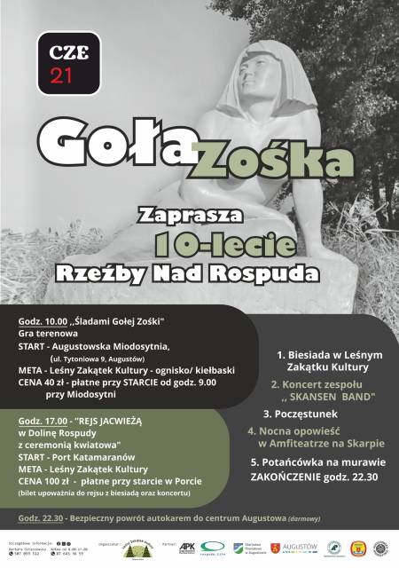 10 lecie posadowienia pomnika Gołej Zośki (gra terenowa, koncert, biesiada)