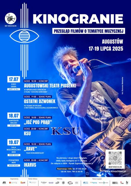 KINOGRANIE Projekcja filmu "RAVE"+ Koncert zespołu Ikarvs