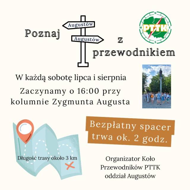 Spacer po Augustowie z przewodnikiem PTTK