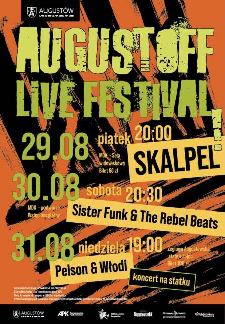 Augustoff Live Festival – PELSON & WŁODI – koncert na statku
