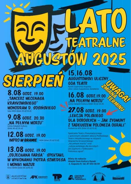 Lato Teatralne „Lekcja polskiego dla dorosłych – jak Zygmunt z Tadeuszem poloneza ograli” 