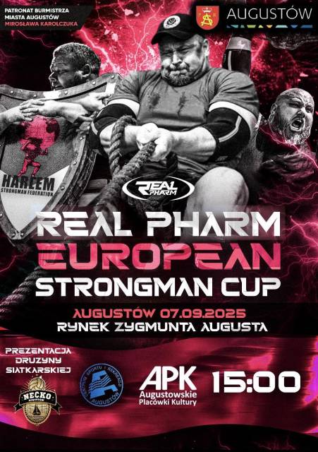 REAL PHARM EUROPEAN STRONGMAN CUP w Augustowie! 