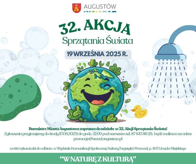 32. Akcja Sprzątania Świata – „W naturę z kulturą”