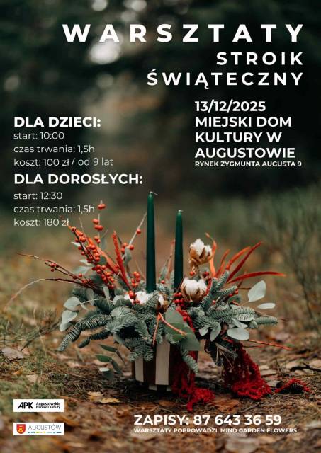 „Stroik świąteczny” - warsztaty dla dzieci i dorosłych