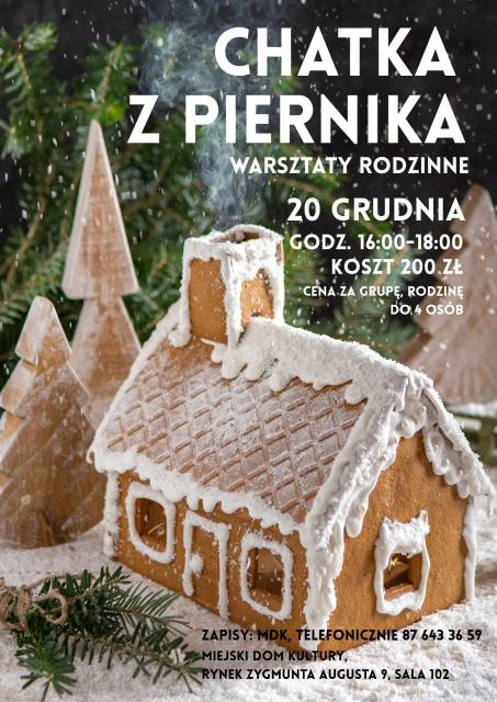 „Chatka z piernika” - warsztaty rodzinne