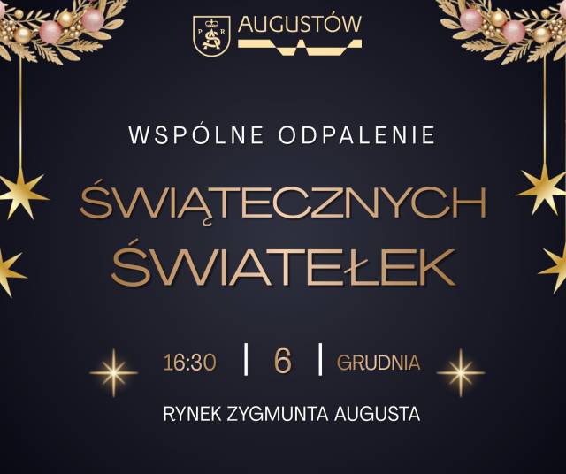 Wspólne odpalenie świątecznych światełek