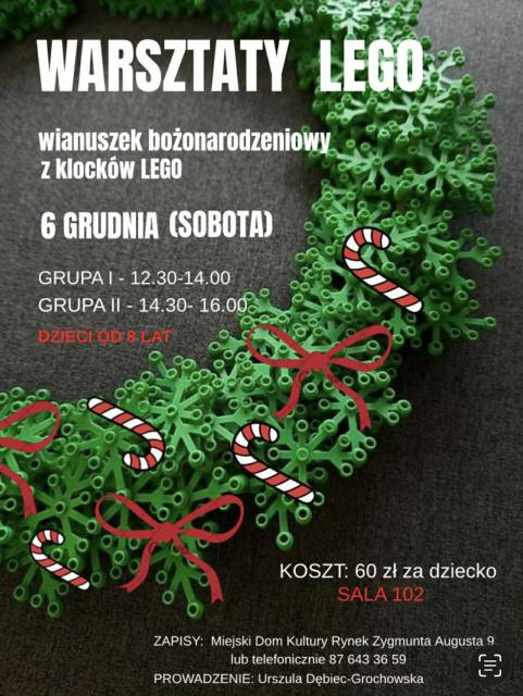 Mikołajki z LEGO "Świąteczny Wianuszek"