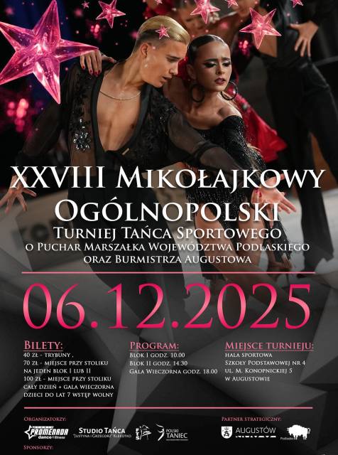 Mikołajkowy  Ogólnopolski Turniej  Tańca Sportowego