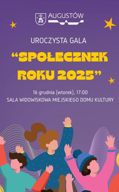 Uroczysta gala "Społecznik roku 2025"