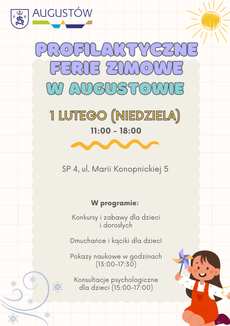 Ferie Profilaktyczne w Augustowie.