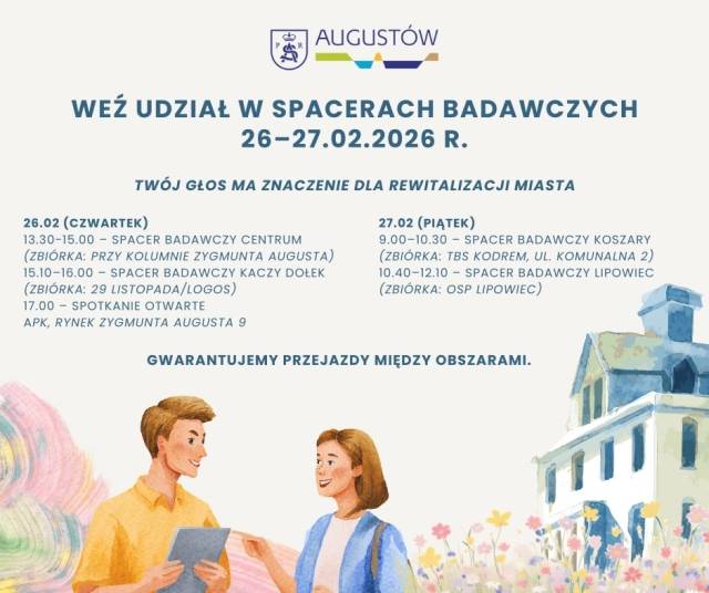 Dołącz do spacerów badawczych 26–27.02.2026 r. 