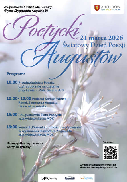 Poetycki Augustów – Światowy Dzień Poezji