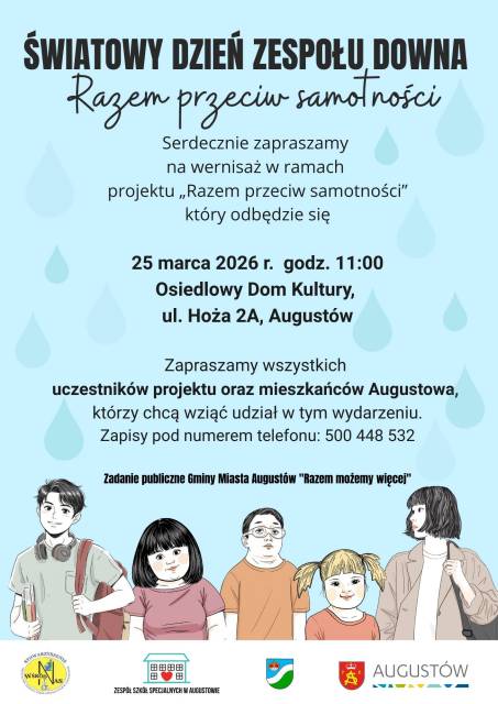 Światowy dzień zespołu Downa. Razem przeciw samotności.