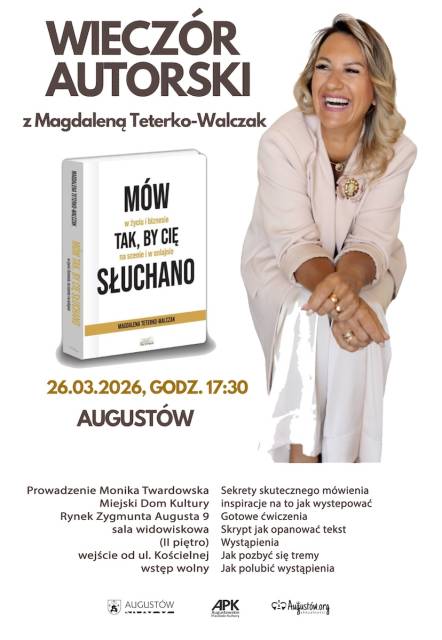 Spotkanie autorskie z Magdaleną Teterko-Walczak