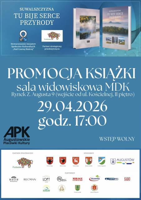 Promocja książki „Suwalszczyzna. Tu bije serce przyrody”