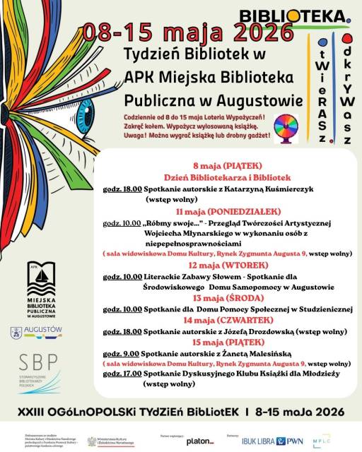  Tydzień Bibliotek "Biblioteka. Otwierasz. odkrywasz" 