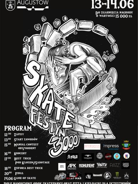 Dzień Deskorolki "Skate Festyn 3000 Augustów"