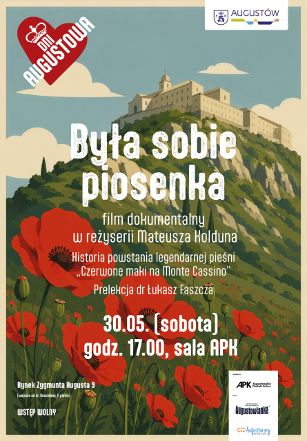Film "Czerwone Maki na Monte Cassino" i spotkanie z reżyserem - Dni Augustowa 2026