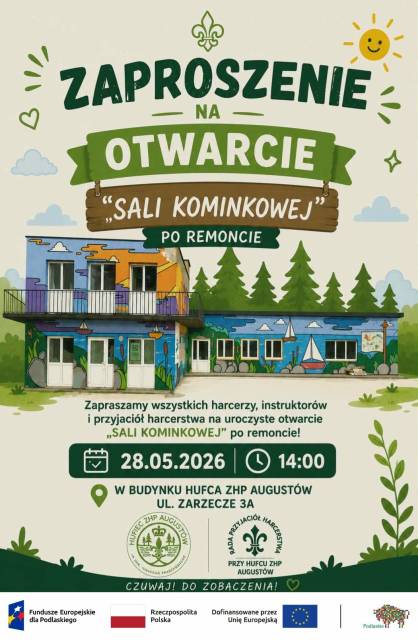 OTWARCIE SALI KOMINKOWEJ W HUFCU ZHP
