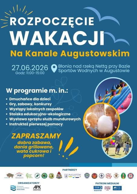 Piknik Wód Polskich "Powitanie wakacji nad Kanałem Augustowskim"