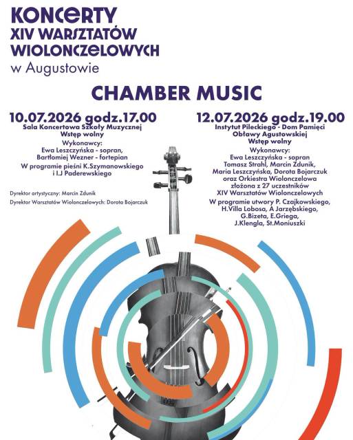 Koncert XIV Warsztatów Wiolonczelowych w Augustowie