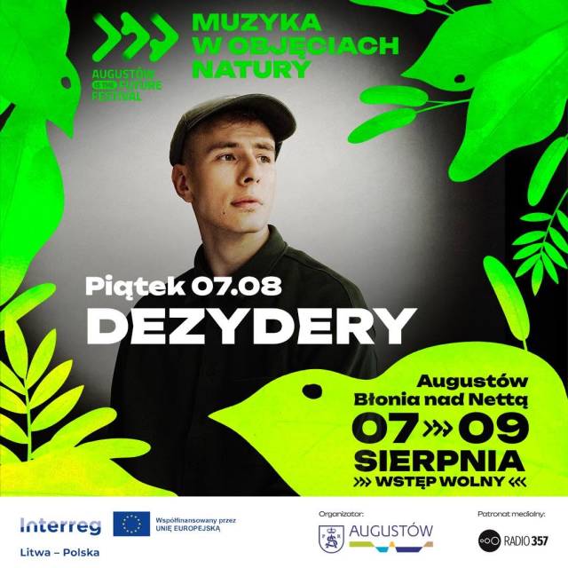 Koncert DEZYDERY "Muzyka w Objęciach Natury" Augustów is the future Festival"