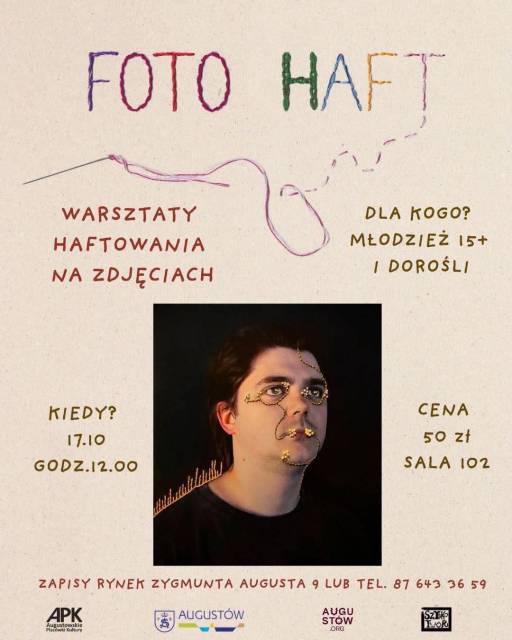 Foto haft - warsztaty haftowania na na zdjęciach