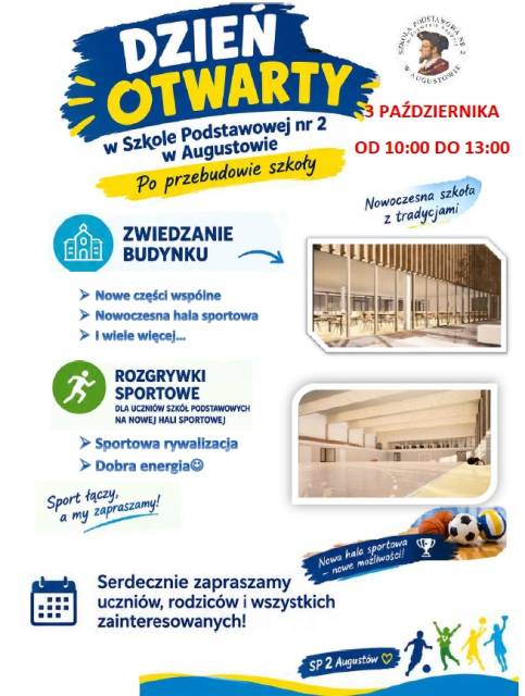 Dni otwarte w Szkole Podstawowej Nr 2 w Augustowie 