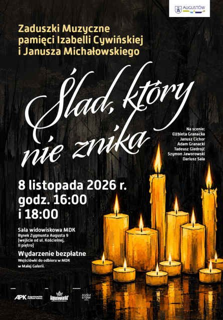 „Ślad, który nie znika” – Zaduszki Muzyczne pamięci Izabelli Cywińskiej i Janusza Michałowskiego